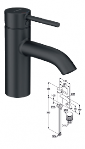 KLUDI ARMATUREN Kludi bozz mitigeur lavabo sans vidage 382723976