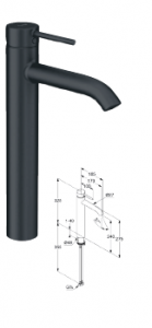KLUDI ARMATUREN Kludi bozz mitigeur lavabo pour vasque 382863976