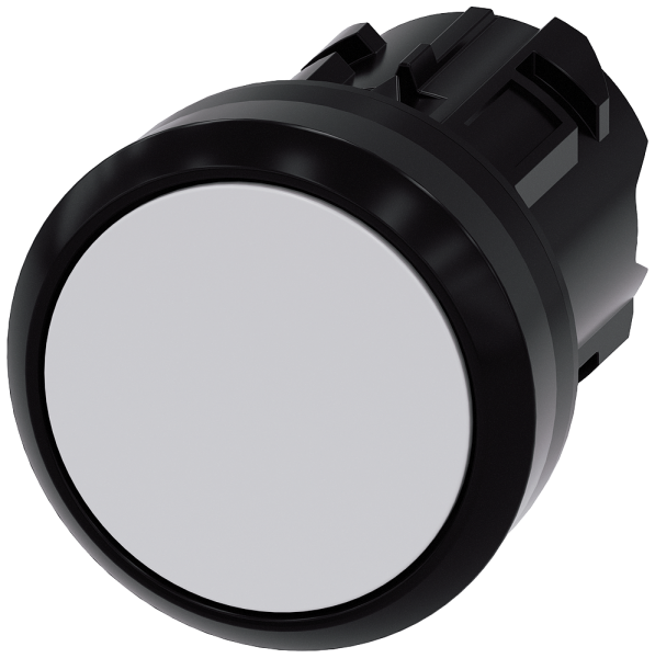Photo BOUTON-POUSSOIR, BLANC | Ref : 3SU1000-0AB60-0AA0
