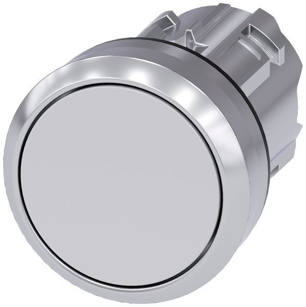 Photo BOUTON-POUSSOIR, BLANC | Ref : 3SU1050-0AB60-0AA0