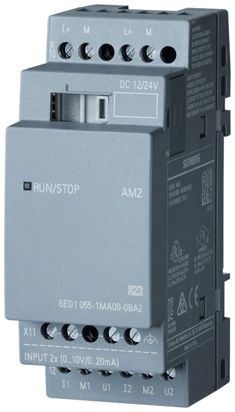 Photo LOGO! AM2 mod. ext., 12/24V, 2 | Ref : 6ED1055-1MA00-0BA2