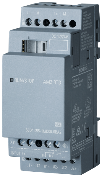 Photo LOGO! AM2 RTD, 2EA, -50..+200D | Ref : 6ED1055-1MD00-0BA2