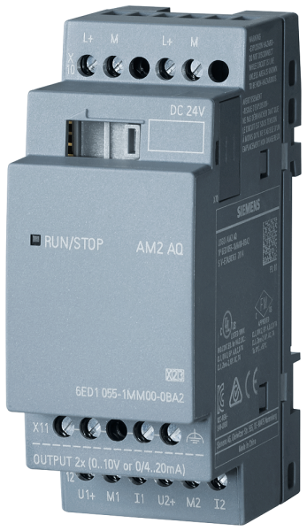 Photo LOGO! AM2 aq, 2sa, 0-10V, 0/4- | Ref : 6ED1055-1MM00-0BA2