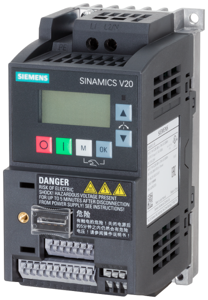 Photo SINAMICS V20, 1AC230V 0,37KW U | Ref : 6SL3210-5BB13-7UV1