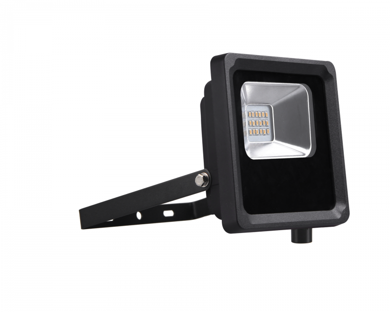 Photo Projecteur LED 10W 730lm 110 3000K 40000h IP65/IP54 | Ref : KFLDHS10Q65-W30-BLK
