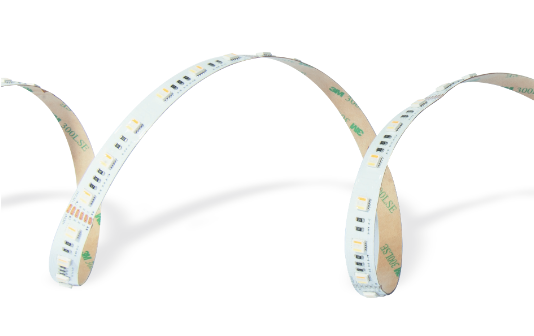 Photo RUBAN 5050 5M 13W/M 24VDC 60LEDS BI-COL IP65 | Ref : 60006015BI65