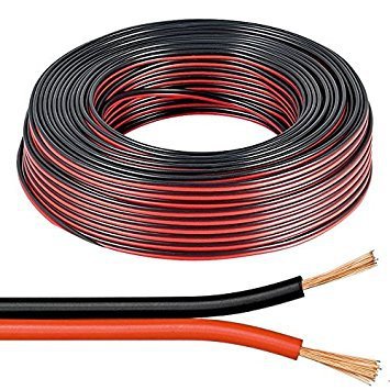 Photo CABLE HP 2X1MM RED/BLACK AU METRE | Ref : 600CABLE