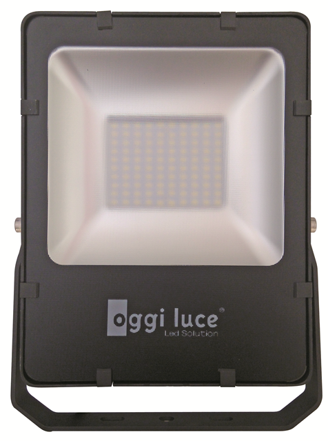 Photo NEWLOOP II 50W 3000K 4250LM IP66 NOIR 230V IRC85 SMD | Ref : 62248WBK