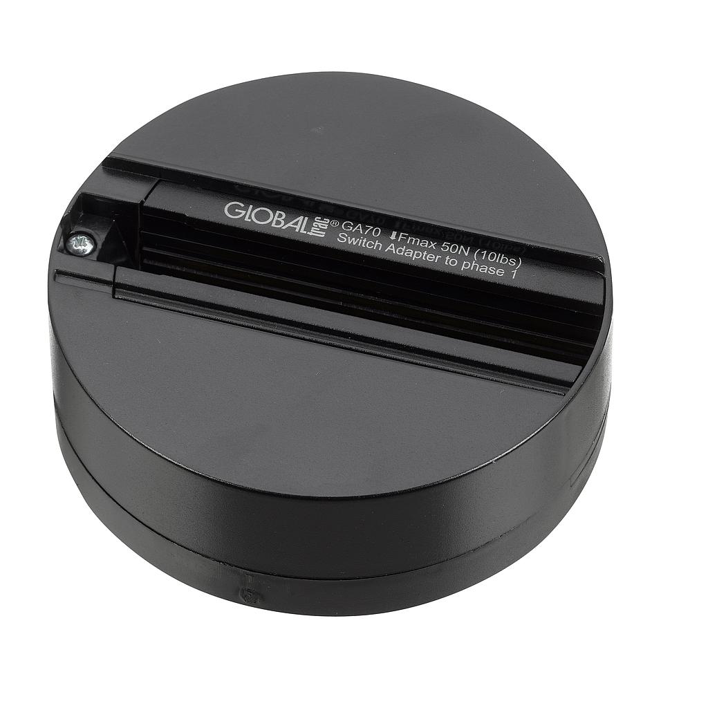Photo FIX-POINT GA70 NOIR PATERE DE FIXATION 3 ALLUMAGES | Ref : GA70-2