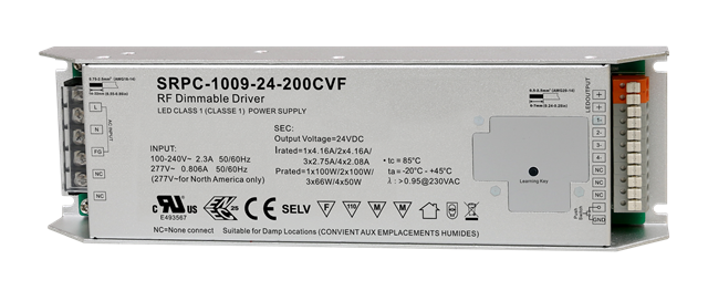 Photo DRIVER 200W 24VDC BP PUSH +RF | Ref : 610SRPC100924200