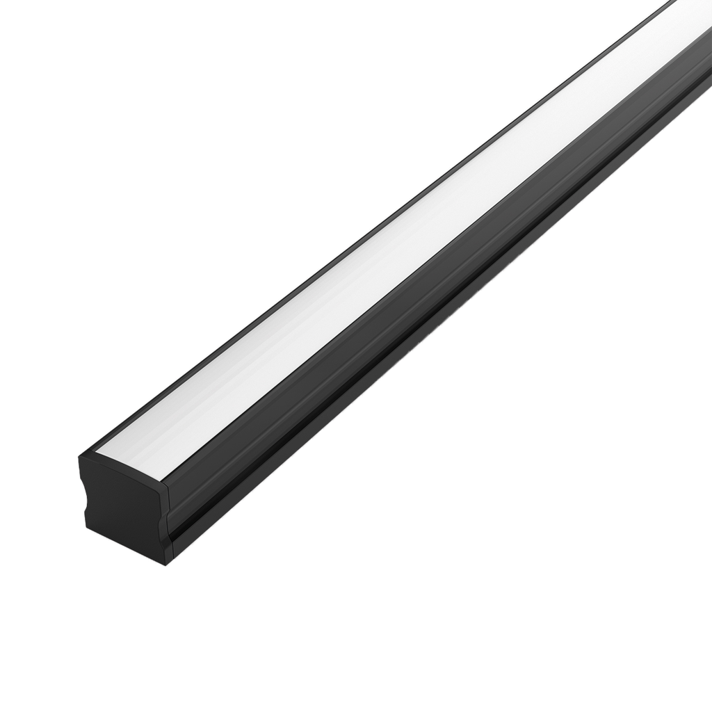 Photo LUNGO (Noir/diffuseur Opale, 17.5x15x200 | Ref : 4882022