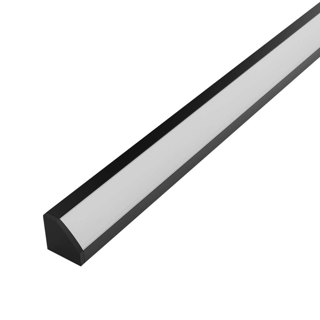 Photo TONGA (Noir/diffuseur Opale, 18.5x18.5x2 | Ref : 4371020