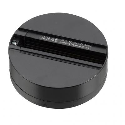 OGGILUCE SAS Fix-point ga70 noir patere de fixation 3 allumages GA70-2