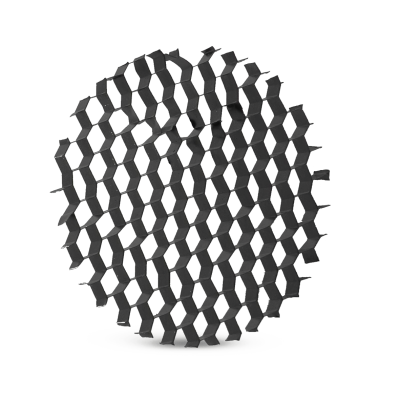 OGGILUCE SAS Grille nid d'abeille pour gang 6061915