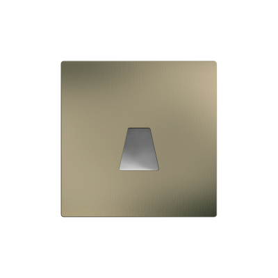 OGGILUCE SAS Walo plaque finition (bronze, carr�/trap 1411507