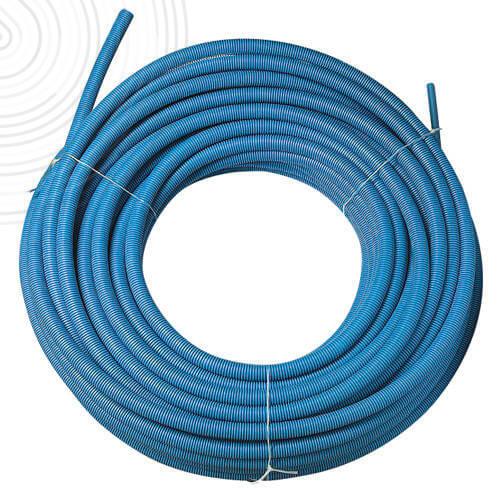 Photo Tube pex a pregaine bleu 13/16 - 100 m | Ref : 1113-16-100A