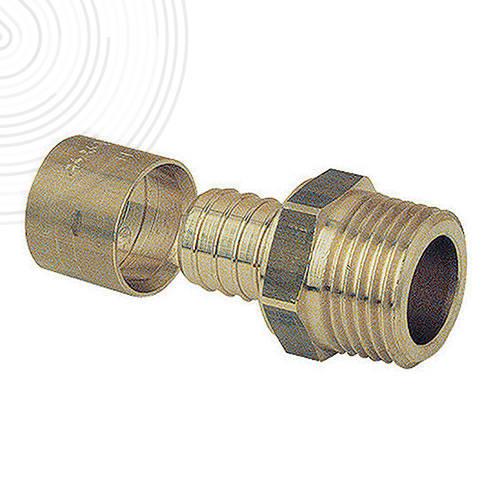 Photo Raccord male fixe 12 3/8&quot; | Ref : 2303-12-12