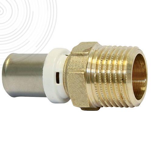 Photo Raccord droit mâle 16x3/4 mc fixomultix | Ref : 30311-16-20