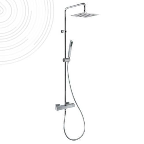 Photo Colonne de douche thermostatique carre | Ref : 4749