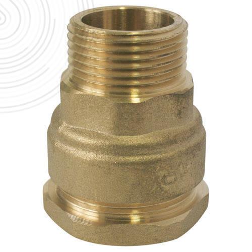 Photo Raccord droit mâle pe25 - m20/27 | Ref : 846-25-20S