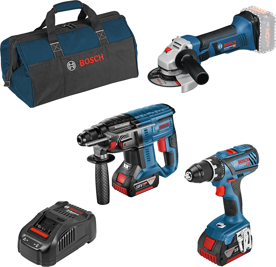 Photo COMBO KIT 3 OUTILS 18V : GSR + | Ref : 0615990M0W