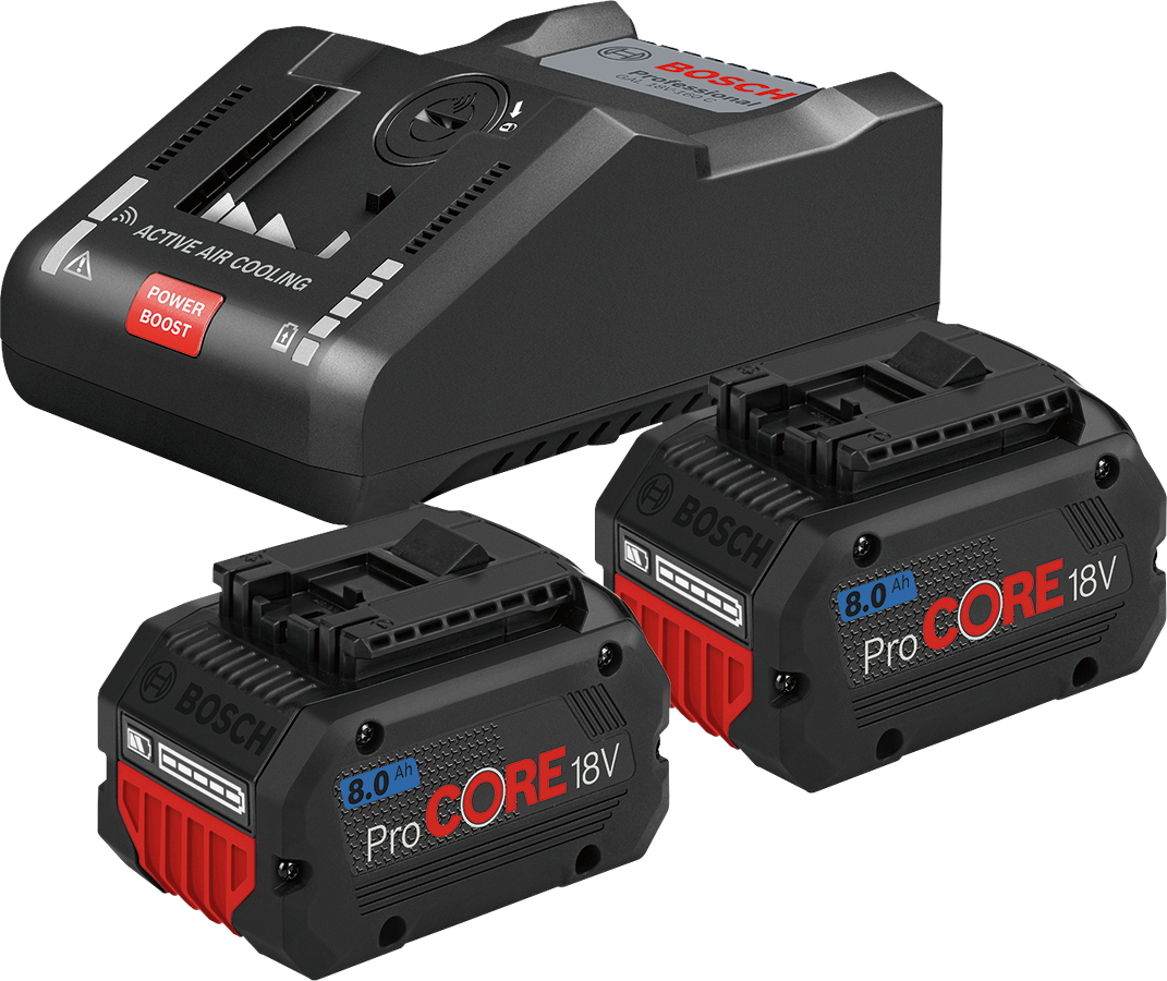 Vignette 2 produit Starter Set ProCORE18V 2x8,0Ah | Ref : 1600A016GP