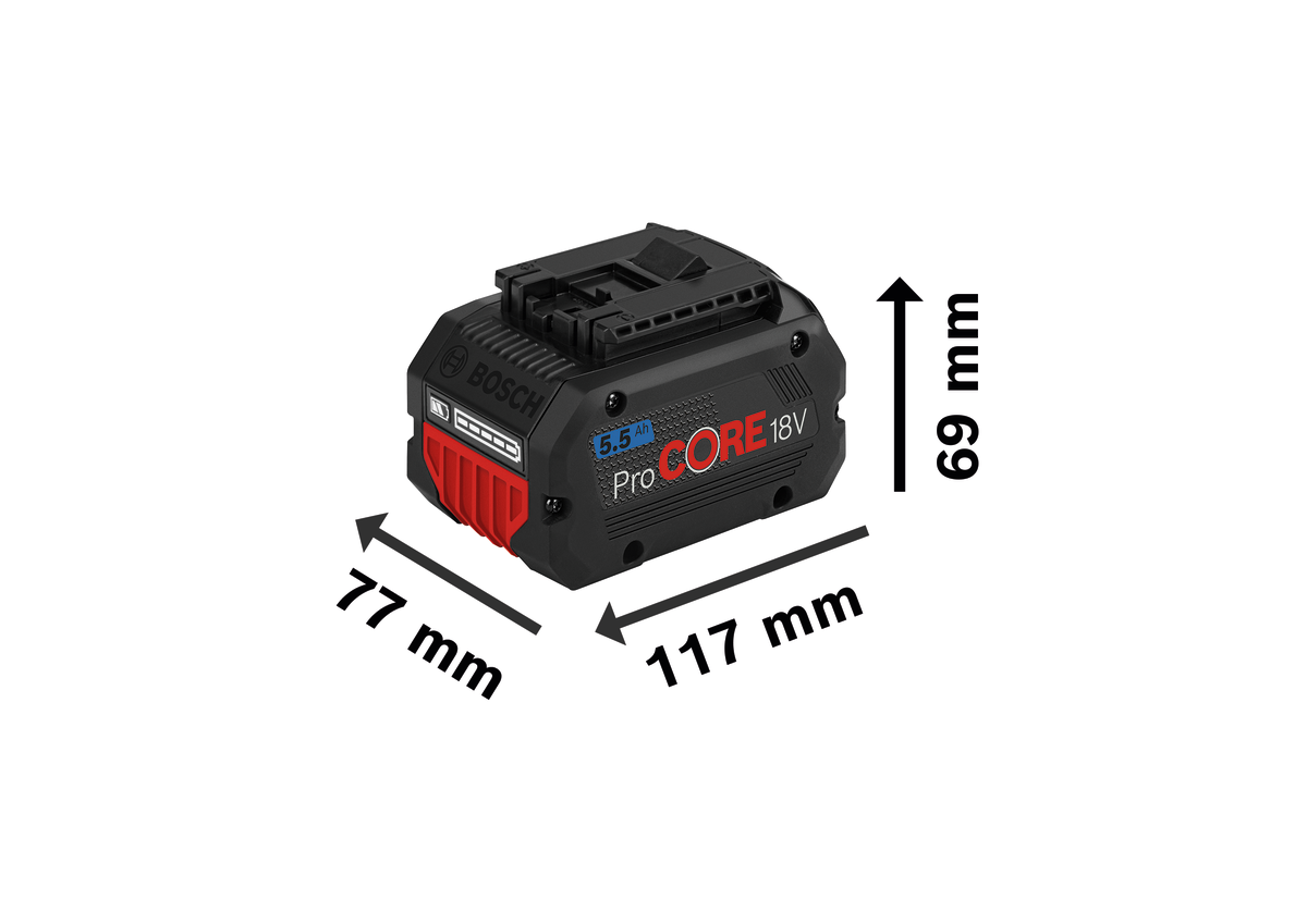 Vignette 2 produit Batterie 18V 5,5Ah ProCORE C | Ref : 1600A02149