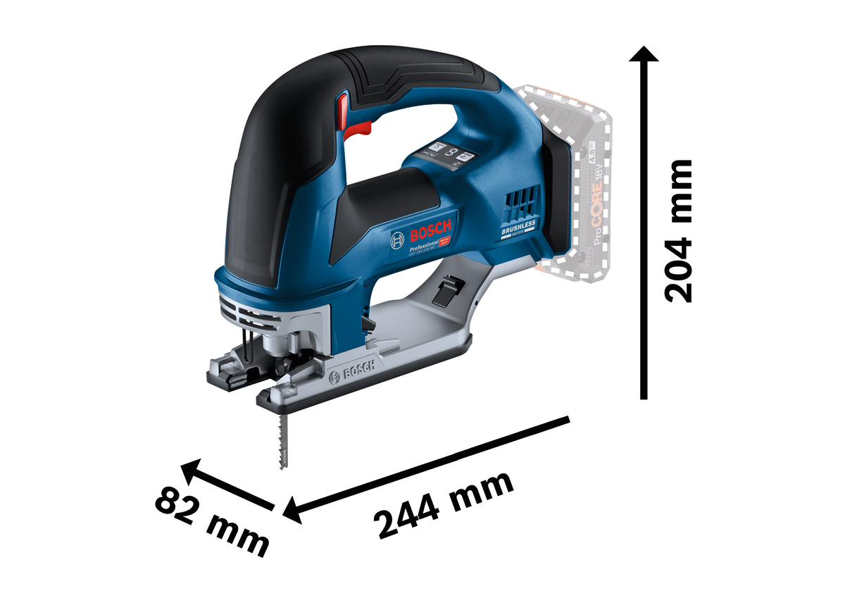 Vignette 3 produit Ref : 06015B1002 | GST 18V-155 BC 2x4,0Ah PC GAL1