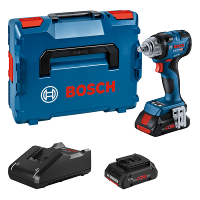 ROBERT BOSCH Gds 18v-330 hc 2x4,0 ah pc l-b 06019L5002