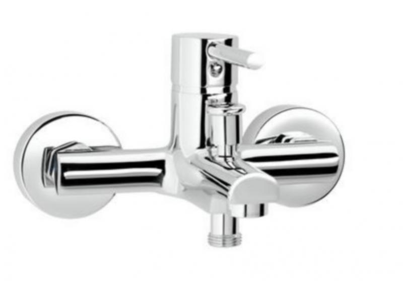 Photo Mitigeur mural bain-douche chrome, carto | Ref : 12600/C2