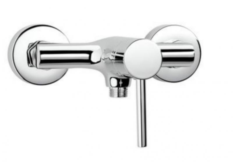 Photo Mitigeur mural douche chrome, cartouche | Ref : 12650/C2/M61