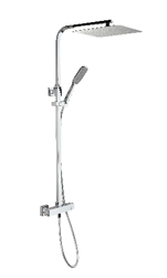 Photo Colonne Thermostat. douche chromee, haut | Ref : CLT4800.00T