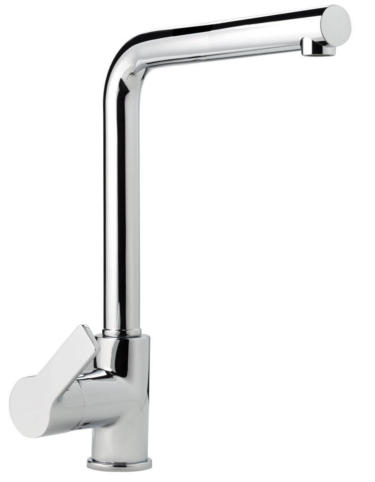 Photo Mitigeur monotrou evier chrome, cartouch | Ref : 4703/HAUT