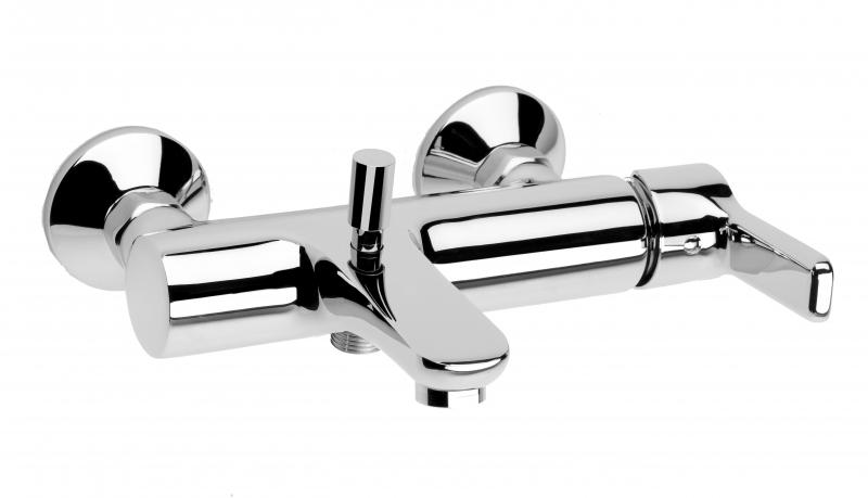 Photo Mitigeur mural bain-douche chrome, carto | Ref : 90.3000/C2