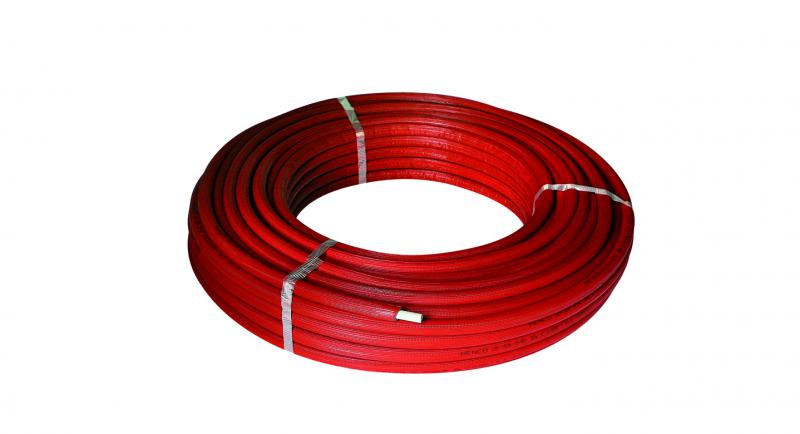 Photo TUBE PREISOLE RIXC 20X2 10MM ROUGE 50M | Ref : 50-ISO9-R20-RO