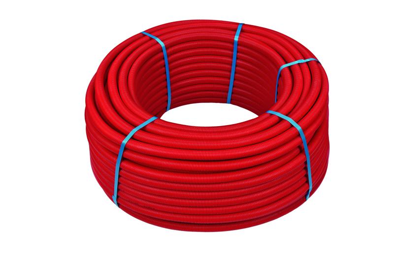 Photo HENCO-TUBE RIXC 26X3 AVEC GAINE ROUGE 50M | Ref : 50-R26MR