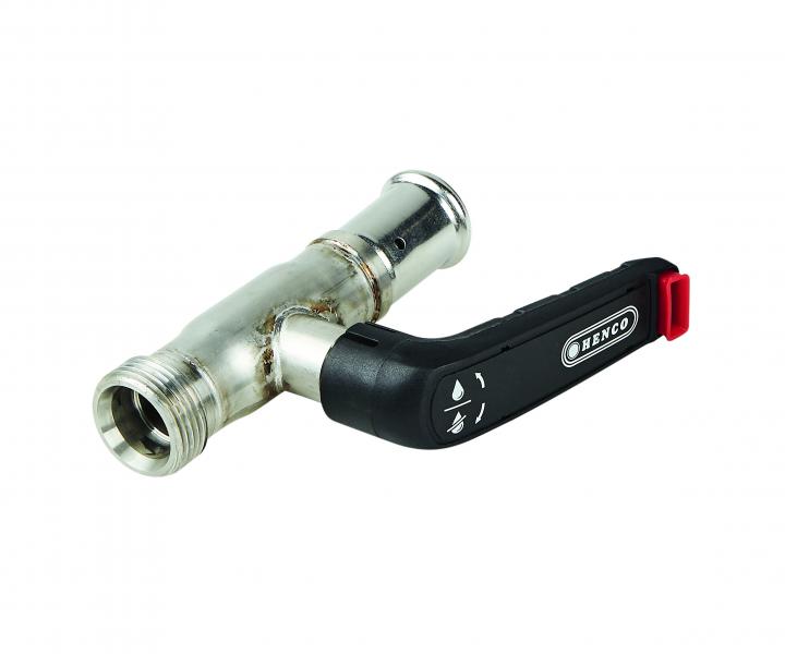 Photo VANNE  SPHERE INOX AVEC MANCHE  SERTIR X EK 20 X 3/4&quot; | Ref : BAP-FFV2005EK
