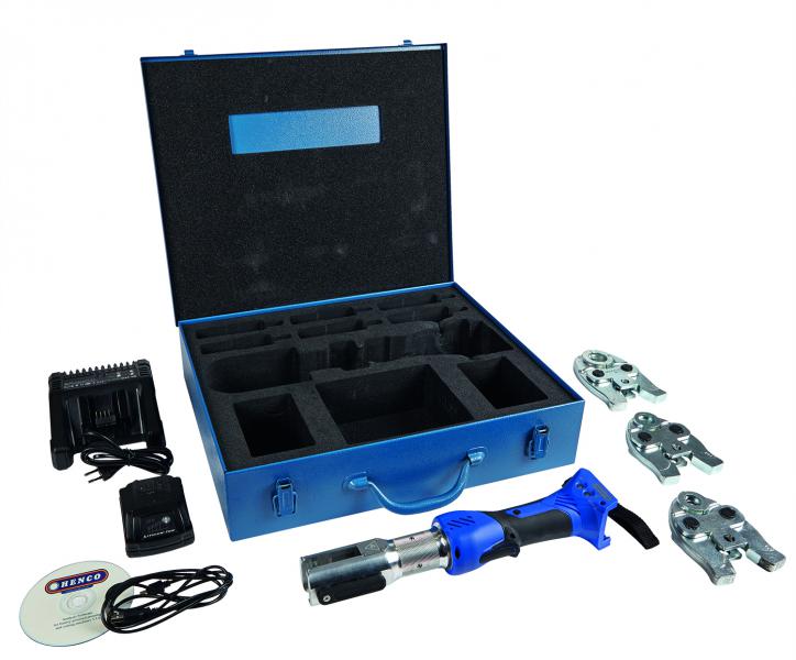 Photo MACH. SERTIR HYDR.+BOTE+CHARGEUR+BAT.18V+PINCE TH 16-20-26 | Ref : M-BMINI3-F