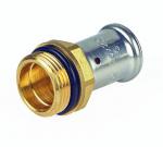 HENCO Raccord droit vbs collecteur 26mm x 1&quot; 17VBS-2606