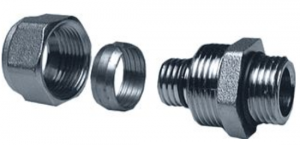 HENCO Raccord droit male 16x1/2 cw617 + o-ring 1-1604-S