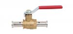 HENCO Vanne  sphere avec manche,2x  sertir BAP-H2626