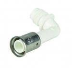 HENCO Coude 90 pour collecteur 20mm - connexion inferieure VVPK90-20-D
