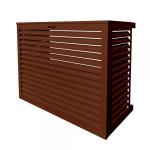 DECOCLIM Decoclim cache clim aluminium - brun rouge ral 8012 - large (dim int: h950 x l1100 x p550-700 mm profondeur ajustable : 150 mm) DECOCLIM-23AL8012