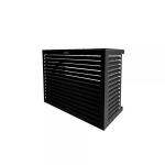 DECOCLIM Decoclim cache clim aluminium - noir fonc ral 9005 - large (dim int: h950 x l1100 x p550-700 mm profondeur ajustable : 150 mm) DECOCLIM-23AL9005