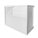DECOCLIM Decoclim cache clim aluminium - blanc ral 9010 - large (dim int: h950 x l1100 x p550-700 mm profondeur ajustable : 150 mm) DECOCLIM-23AL9010