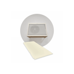 DECOCLIM Decoclim sous-face aluminium - ivoire claire ral 1015 - medium DECOCLIM-23AM1015-SSF