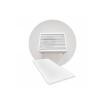 DECOCLIM Decoclim sous-face aluminium - blanc ral 9010 - medium DECOCLIM-23AM9010-SSF