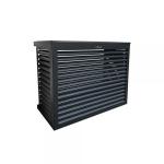 DECOCLIM Decoclim cache clim aluminium - gris anthracite ral 7016 - small (dim int : h 680 x l 900 x p 450-600 mm profondeur ajustable : 150 mm) DECOCLIM-23AS7016