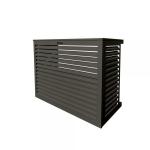 DECOCLIM Decoclim cache clim aluminium - gris terre d\'ombre ral 7022 - small (dim int : h 680 x l 900 x p 450-600 mm profondeur ajustable : 150 mm) DECOCLIM-23AS7022