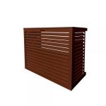 DECOCLIM Decoclim cache clim aluminium - brun rouge ral 8012 - small (dim int : h 680 x l 900 x p 450-600 mm profondeur ajustable : 150 mm) DECOCLIM-23AS8012